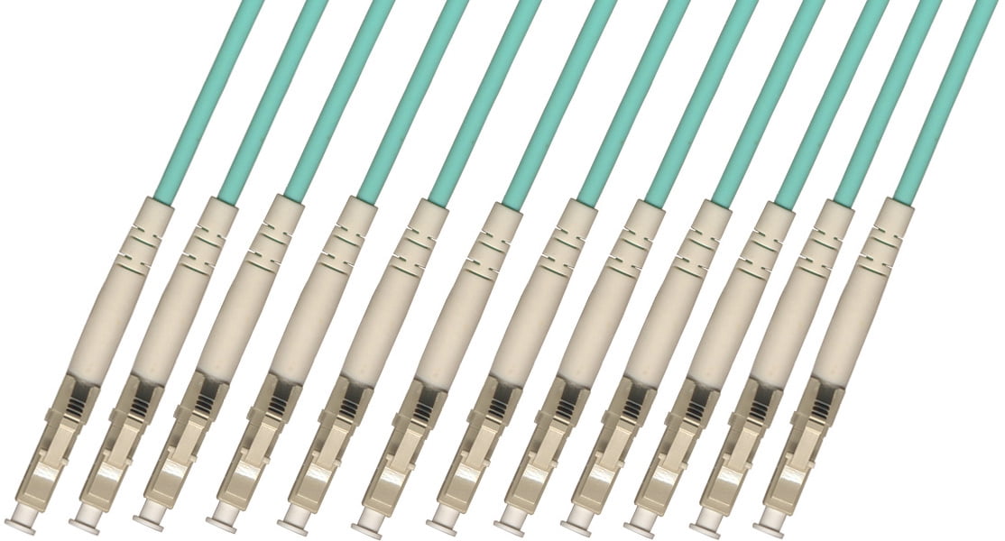 RiteAV - Direct Burial/Outdoor LC-LC 12-Strand Fiber Optic Cable - 10Gb Multimode (50/125) - 250M