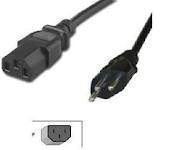 Ultra Spec Cables - AC Power Cord Cable 15FT for Plasma TV's & Computers with Life Time Warranty