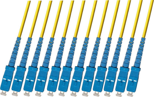 RiteAV - Direct Burial/Outdoor SC-SC 12-Strand Fiber Optic Cable - Singlemode (9/125) - 20M