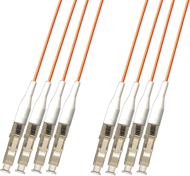 RiteAV - Direct Burial/Outdoor LC-LC 4-Strand Fiber Optic Cable - Multimode (50/125) - 20M