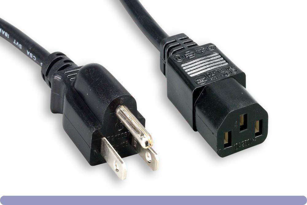 Ultra Spec Cables - AC Power Cord Replacement Cable for Plasma TVs & Computers - 12ft