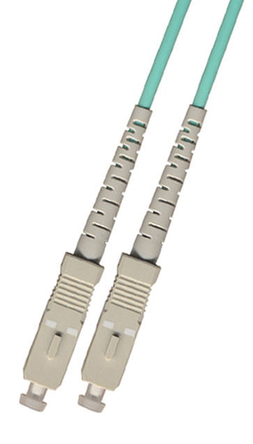 RiteAV - Direct Burial/Outdoor SC-SC 2-Strand Fiber Optic Cable - 10Gb Multimode (50/125) - 50M