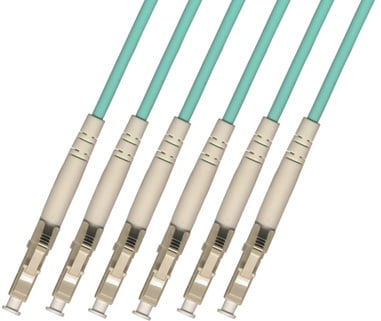 RiteAV - Direct Burial/Outdoor LC-LC 6-Strand Fiber Optic Cable - 10Gb Multimode (50/125) - 10M