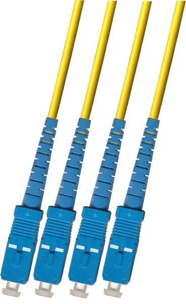 RiteAV - Direct Burial/Outdoor SC-SC 4-Strand Fiber Optic Cable - Singlemode (9/125) - 10M