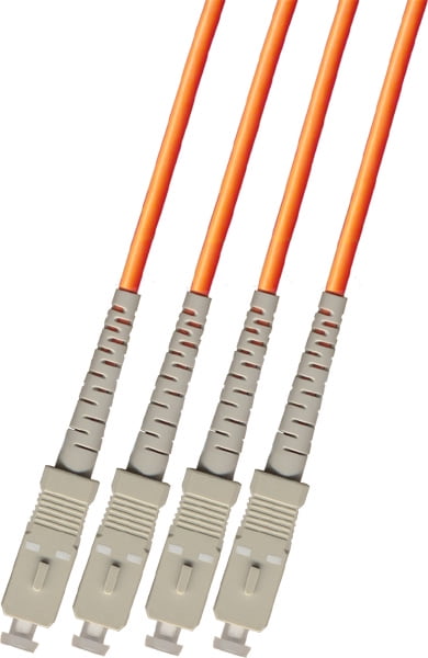 RiteAV - Direct Burial/Outdoor SC-SC 4-Strand Fiber Optic Cable - Multimode (50/125) - 300M