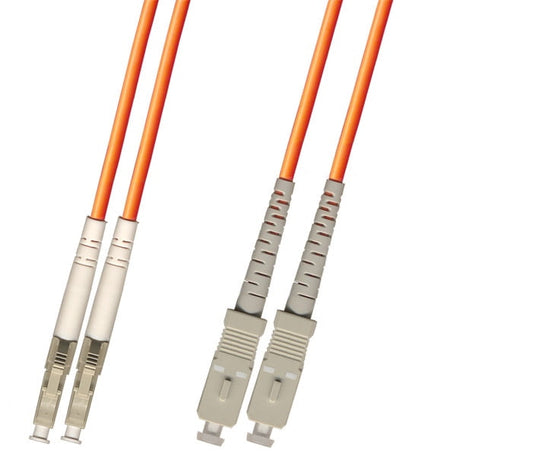 RiteAV - Direct Burial/Outdoor LC-SC 2-Strand Fiber Optic Cable - Multimode (50/125) - 300M