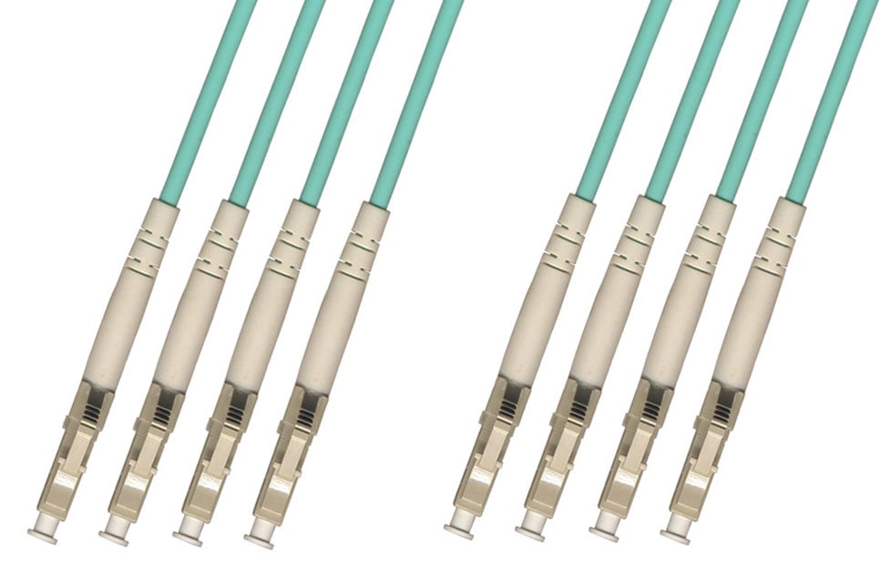 RiteAV - Direct Burial/Outdoor LC-LC 4-Strand Fiber Optic Cable - 10Gb Multimode (50/125) - 300M