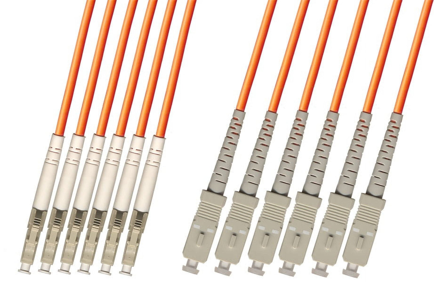 RiteAV - Direct Burial/Outdoor LC-SC 6-Strand Fiber Optic Cable - Multimode (62.5/125) - 100M