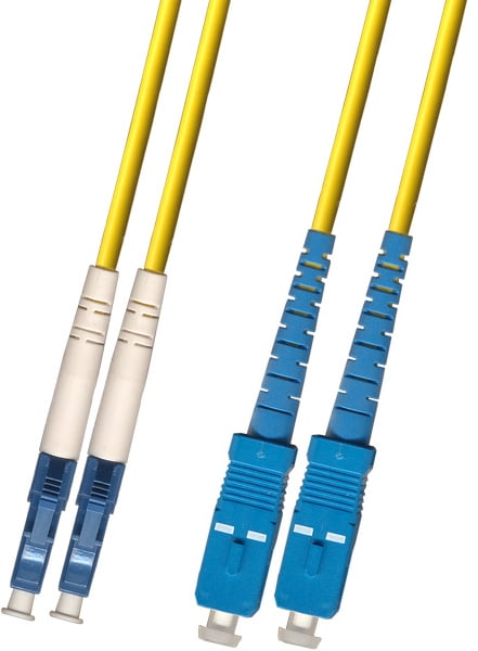 RiteAV - Direct Burial/Outdoor LC-SC 2-Strand Fiber Optic Cable - Singlemode (9/125) - 100M