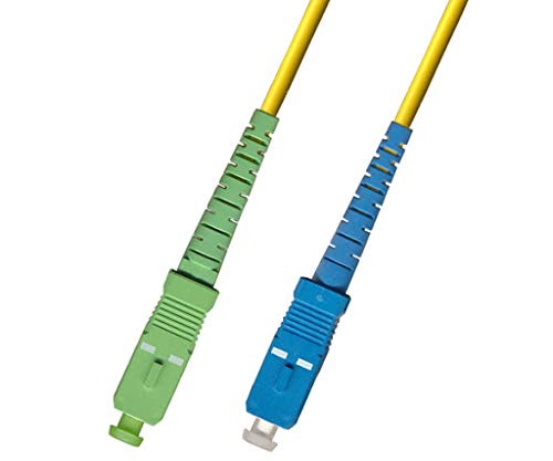 1M - Singlemode Simplex Fiber Optic Cable (9/125) - SC/APC to SC/UPC