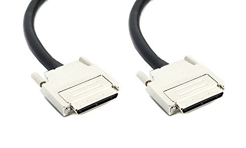RiteAV 6ft 0.8mm-0.8mm VHDCI SCSI Cable Offset Male to Male - Black