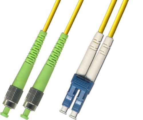 2M - Singlemode Duplex Fiber Optic Cable (9/125) - LC/UPC to FC/APC