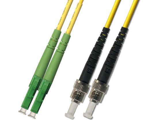 2M - Singlemode Duplex Fiber Optic Cable (9/125) - LC/APC to ST/UPC