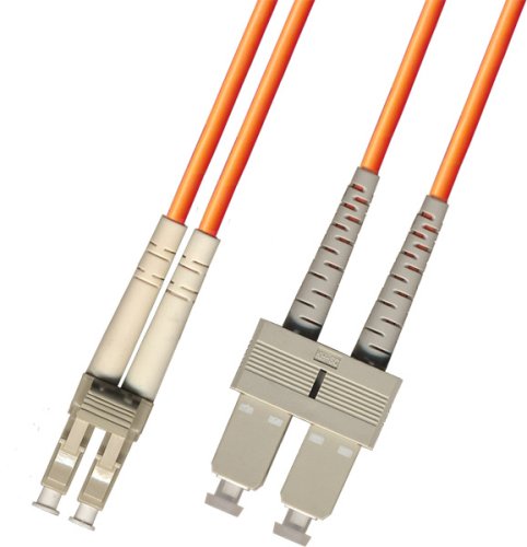 12M LC to SC Fiber Optic Cable Multimode 62.5/125 Duplex