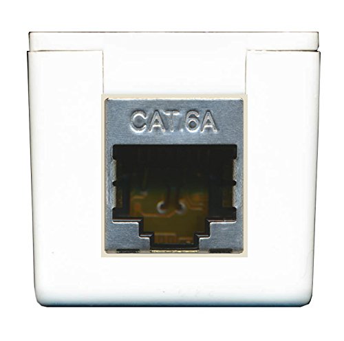 RiteAV Cat6a Surface Mount Box Female/Female White