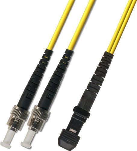 2M Singlemode Duplex Fiber Optic Cable (9/125) - MTRJ to ST