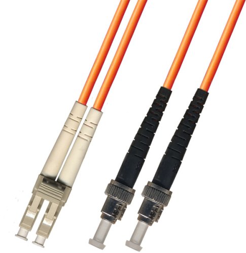 200 Meter Multimode Duplex Fiber Optic Cable (62.5/125) - LC to ST - Orange