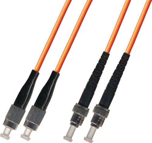 250M Multimode Duplex Fiber Optic Cable (50/125) - FC to ST