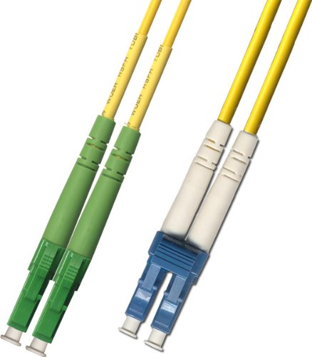 3M Singlemode Duplex Fiber Optic Cable (9/125) - LC/APC to LC/UPC