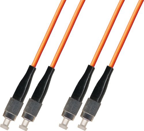 5M Multimode Duplex Fiber Optic Cable (50/125) - FC to FC