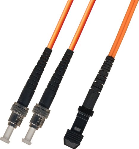 250M Multimode Duplex Fiber Optic Cable (50/125) - ST to MTRJ