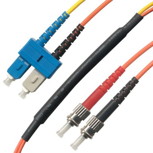 2M ST/SC Mode Conditioning Fiber Optic Cable (9/125-62.5/125)