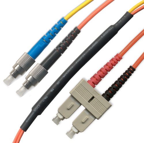 1M FC/SC Mode Conditioning (FC Side) Fiber Optic Cable (9/125-62.5/125)