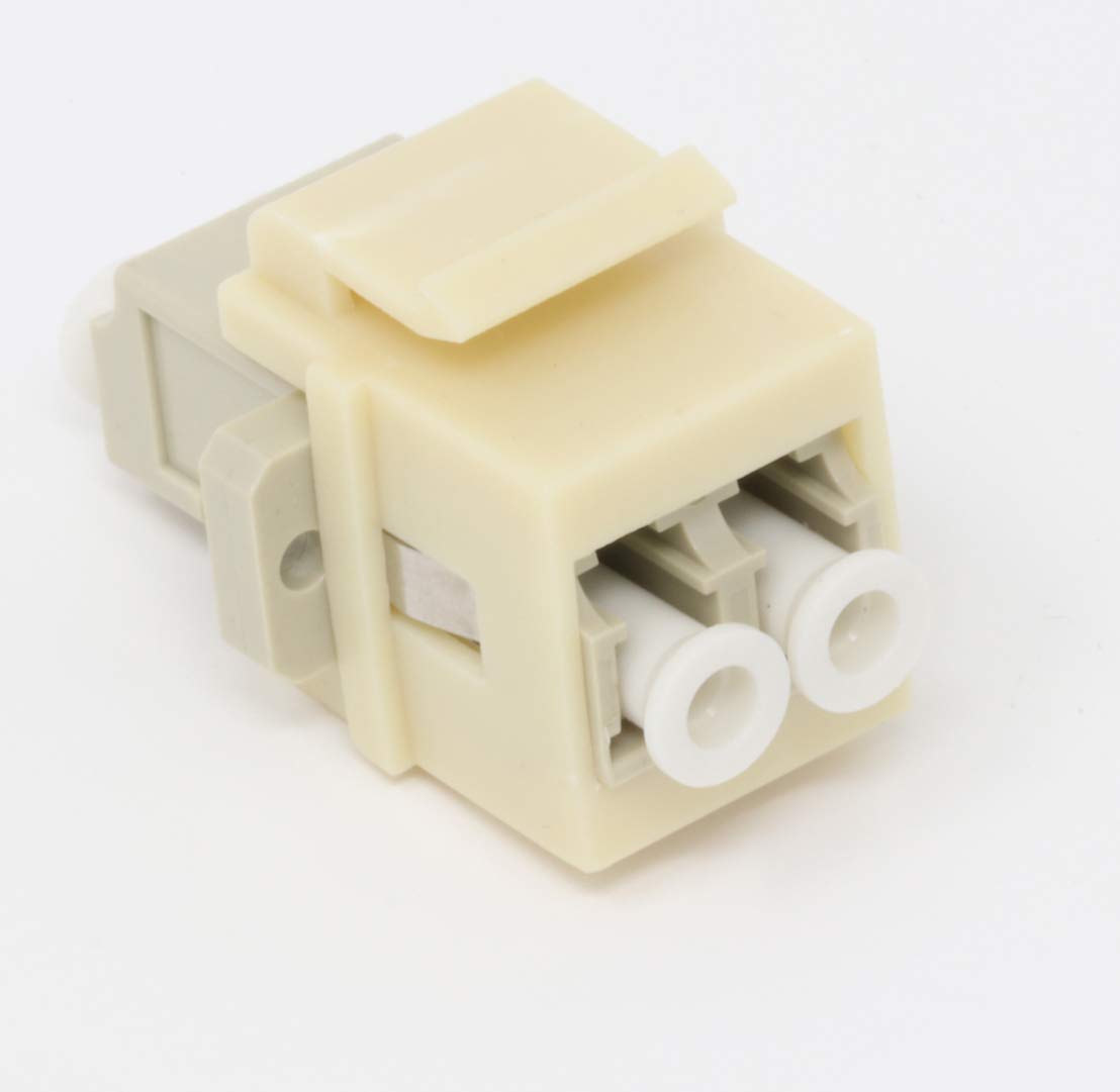 Fiber Optic Keystone Coupler Jack LC Duplex Multimode – RiteAV